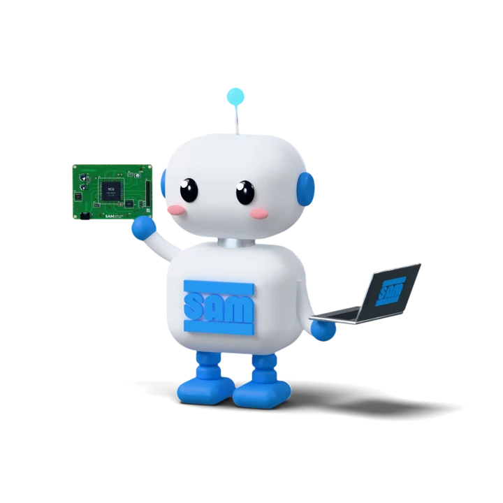 SAM のマスコットのサム