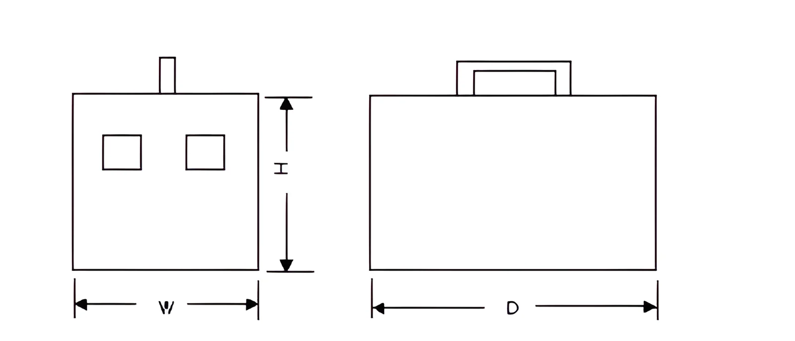 外形寸法図
