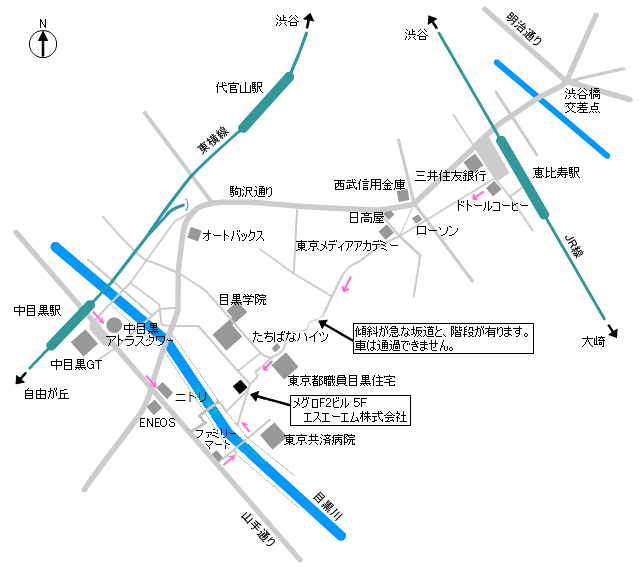 エスエーエムの地図