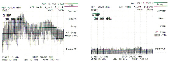 動特性 トランス無／トランス接続（10kHz〜30MHz）